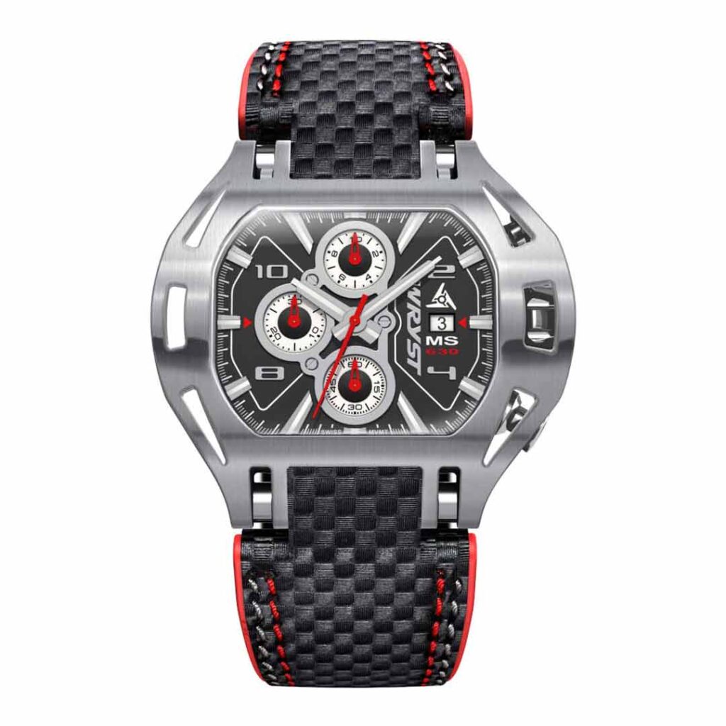 Carbon Fiber Bracelet Watch for Motor Racing